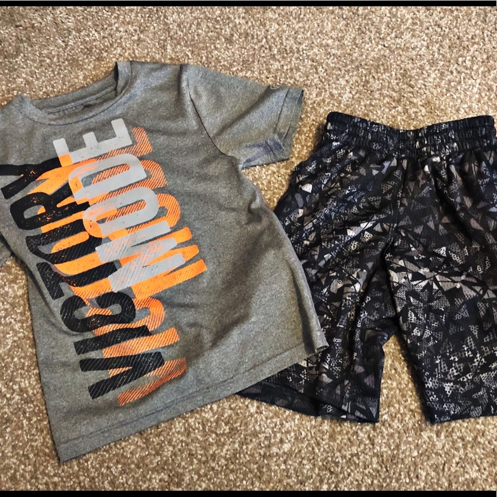 Youth Athletic Outfit with DriFit tee and Shorts